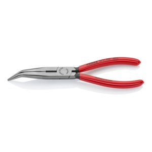 KNIPEX 26 21 200 Flachrundzange mit Schneide (Storchschnabelzange) schwarz atramentiert 200 mm KNIPEX 26 21 200 Flachrundzange mit Schneide (Storchschnabelzange) schwarz atramentiert 200 mm