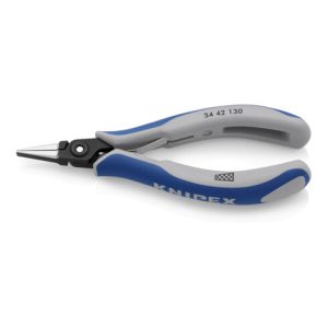 KNIPEX 34 42 130 Präzisions-Elektronik-Greifzange brüniert 130 mm
