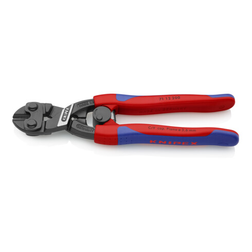 KNIPEX 71 12 200 CoBolt® Kompakt-Bolzenschneider schwarz atramentiert 200 mm