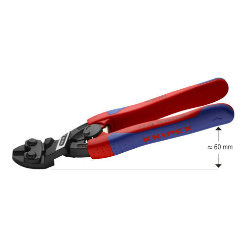 KNIPEX 71 22 200 CoBolt® Kompakt-Bolzenschneider schwarz atramentiert 200 mm