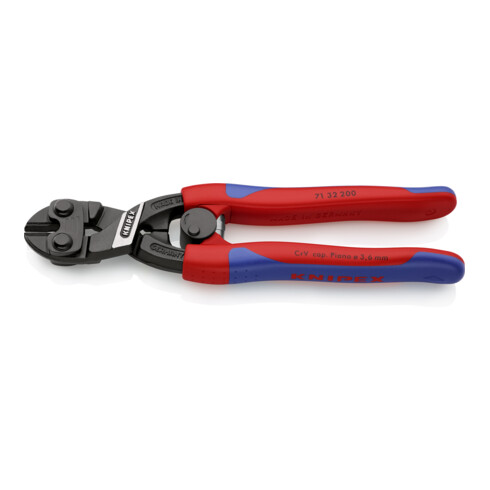 KNIPEX 71 32 200 CoBolt® Kompakt-Bolzenschneider schwarz atramentiert 200 mm
