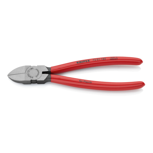 KNIPEX 72 01 180 Seitenschneider für Kunststoff 180 mm