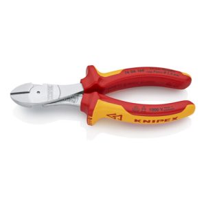 KNIPEX 74 06 160 Kraft-Seitenschneider verchromt VDE 160 mm