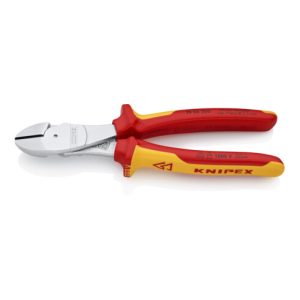 Knipex-Werk Kraft-Seitenschneider isoliert, 200mm 74 06 200