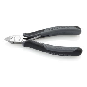 KNIPEX 77 32 120 H ESD Elektronik-Seitenschneider mit eingesetzter Hartmetallschneide ESD 120 mm KNIPEX 77 32 120 H ESD Elektronik-Seitenschneider mit eingesetzter Hartmetallschneide ESD 120 mm