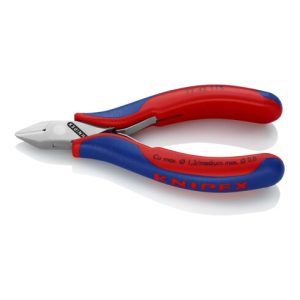 Knipex-Werk Elektronik-Seitenschneider spiegelpoliert,115mm 77 42 115