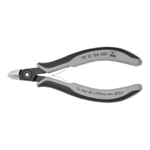 KNIPEX 79 12 125 ESD Präzisions-Elektronik-Seitenschneider ESD brüniert 125 mm