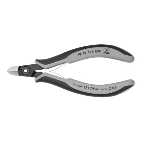 KNIPEX 79 12 125 ESD Präzisions-Elektronik-Seitenschneider ESD brüniert 125 mm
