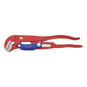 KNIPEX 83 60 010 Rohrzange S-Maul mit Schnelleinstellung rot pulverbeschichtet 330 mm