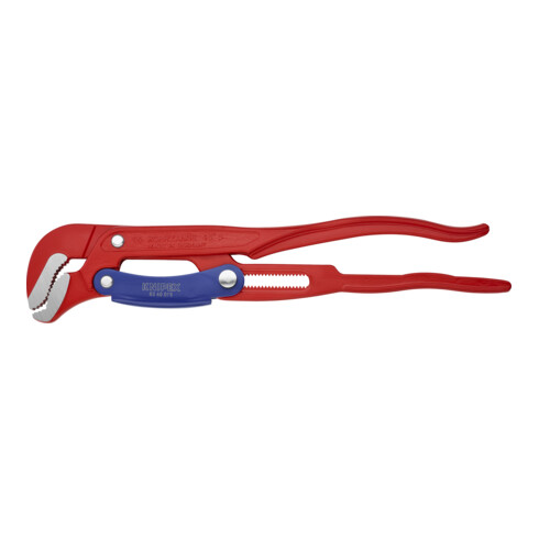 KNIPEX 83 60 015 Rohrzange S-Maul mit Schnelleinstellung rot pulverbeschichtet 420 mm