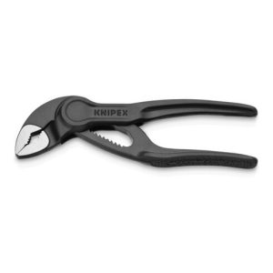 KNIPEX 87 00 100 BK Cobra® XS aufgeprägte, raue Oberfläche grau atramentiert 100 mm KNIPEX 87 00 100 BK Cobra® XS aufgeprägte, raue Oberfläche grau atramentiert 100 mm