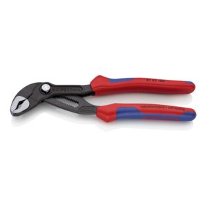 KNIPEX 87 02 180 Cobra® Hightech-Wasserpumpenzange grau atramentiert 180 mm KNIPEX 87 02 180 Cobra® Hightech-Wasserpumpenzange grau atramentiert 180 mm