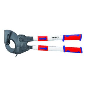 KNIPEX 95 32 060 Kabelschneider (Ratschenprinzip) mit Teleskopschenkeln 630 mm