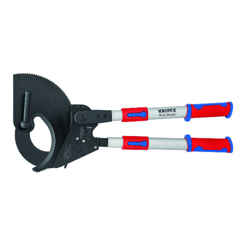 KNIPEX 95 32 100 Kabelschneider (Ratschenprinzip) mit Teleskopschenkeln 680 mm