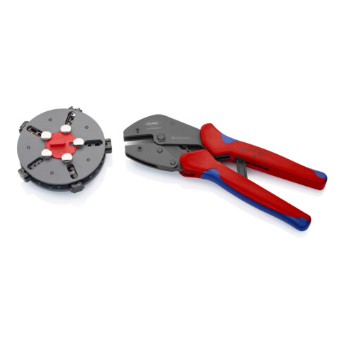KNIPEX 97 33 02 MultiCrimp® Crimpzange mit Wechselmagazin brüniert 250 mm