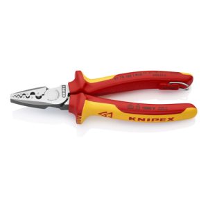 KNIPEX 97 78 180 T BK Crimpzange für Aderendhülsen VDE 180 mm