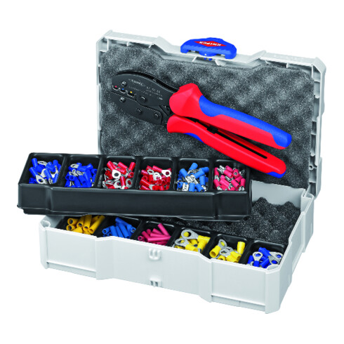 KNIPEX 97 90 21 Crimp-Sortiment für Kabelverbinder 265 mm