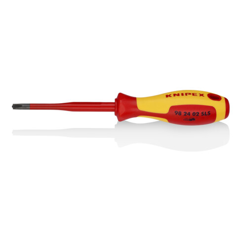 KNIPEX 98 24 02 SLS Schraubendreher (Slim) PlusMinus Phillips® brüniert VDE 212 mm