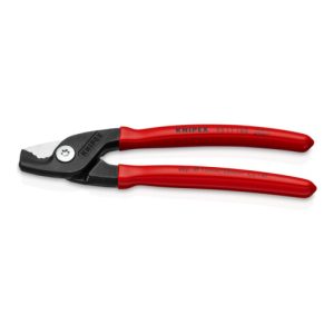 KNIPEX Kabelschere StepCut mit Kunststoff überzogen, brüniert, 160 mm KNIPEX Kabelschere StepCut mit Kunststoff überzogen, brüniert, 160 mm