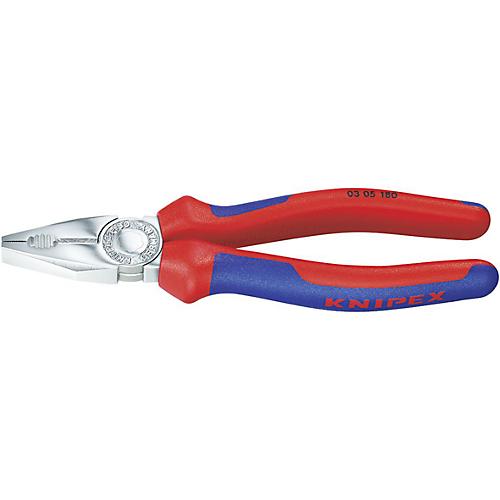 KNIPEX Kombizange 180 mm Kopf verchr.