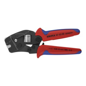 Knipex Selbsteinstellende Crimpzange brüniert mit Mehrkomponenten-Hüllen 190mm für Aderendhülsen 0,08 – 10/16mm² Knipex Selbsteinstellende Crimpzange brüniert mit Mehrkomponenten-Hüllen 190mm für Aderendhülsen 0,08 – 10/16mm²