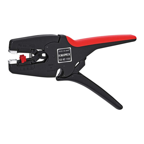 Knipex-Werk Abisolierzange automatisch, 195mm 12 42 195 SB