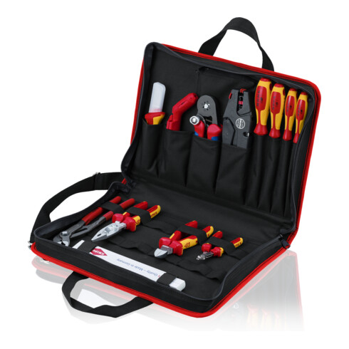 KNIPEX Werkzeugtasche ''Kompakt'' Elektro 14-teilig