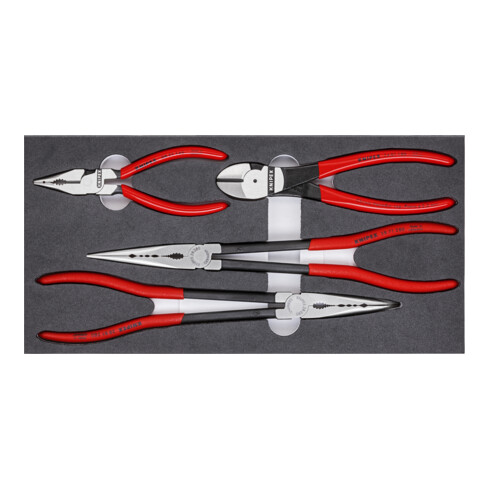 Knipex Zangen-Set ''KFZ'' in Schaumstoffeinlage
