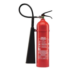 Kohlendioxidfeuerlöscher 5kg 89 B m.Wandh.