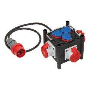 Kompakter Stromverteiler BSV 3 LS E/16 2 IP44 1m H07RN-F 5G1,5 3xCEE400V + 3x230V Kompakter Stromverteiler BSV 3 LS E/16 2 IP44 1m H07RN-F 5G1,5 3xCEE400V + 3x230V