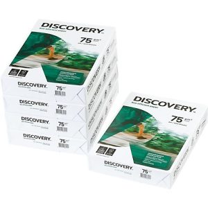 Kopierpapier Discovery, ökoeffizient, DIN A4, 75 g/m², 5 x 500 Blatt Kopierpapier Discovery, ökoeffizient, DIN A4, 75 g/m², 5 x 500 Blatt