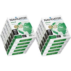 Kopierpapier Navigator Universal, DIN A4, 80 g/m², hochweiß, 1 Karton = 10 x 500 Blatt Kopierpapier Navigator Universal, DIN A4, 80 g/m², hochweiß, 1 Karton = 10 x 500 Blatt