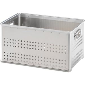 Korb, Metall, stapelbar, gelocht, 50 l Korb, Metall, stapelbar, gelocht, 50 l