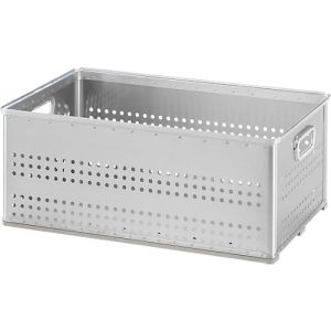 Korb, Metall, stapelbar, gelocht, 82 l Korb, Metall, stapelbar, gelocht, 82 l