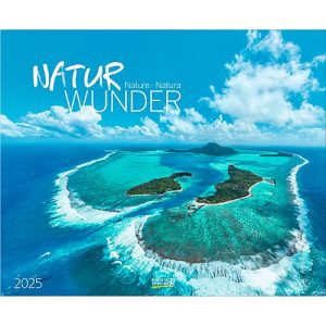 Korsch Fotokalender ‚Naturwunder 2025‘, B 440 x H 360 mm