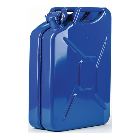 Kraftstoffkanister Inh.20l Signalblau RAL 5005 Stahlbl.L345xB165xH470mm VALPRO