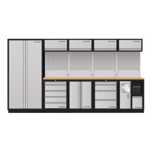 Kraftwerk 5-Element-Schrankw. mit Vierkantlochwand, 3964H Kraftwerk 5-Element-Schrankw. mit Vierkantlochwand, 3964H