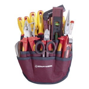 Kraftwerk Elektriker-Werkzeugsatz in Gürteltasche Kraftwerk Elektriker-Werkzeugsatz in Gürteltasche