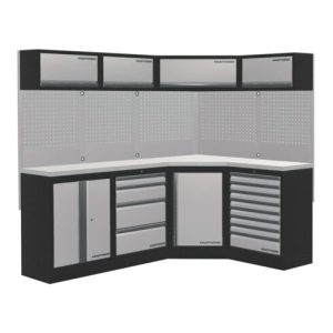 Kraftwerk Mobilio 4er Kombi, Unterschranke, Eckschrank, Oberschrank, 3964NIX Kraftwerk Mobilio 4er Kombi, Unterschranke, Eckschrank, Oberschrank, 3964NIX