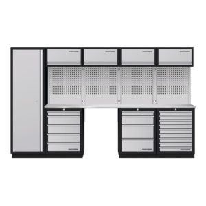 Kraftwerk Mobilio 5er Kombi, Hochschrank, 4/5/9 Schubladen, Edelstahl Kraftwerk Mobilio 5er Kombi, Hochschrank, 4/5/9 Schubladen, Edelstahl