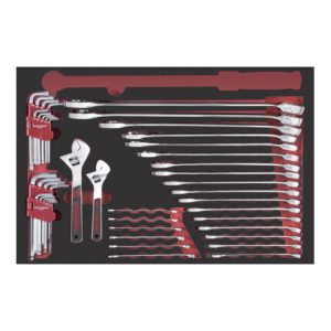 Kraftwerk Ring-Maulschlüssel PRO LINE EVA, ohne Drehmoment Satz 60×40 43-tlg.