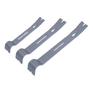 Kraftwerk Satz mit 3 Brechstangen aus Karbonstahl 30, 38, 45 cm Kraftwerk Satz mit 3 Brechstangen aus Karbonstahl 30, 38, 45 cm