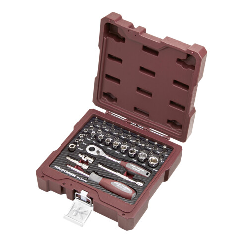 Kraftwerk Steckschlüssel-Satz, Zoll, 1/4", 35-tlg.