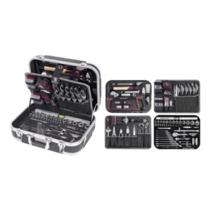 Kraftwerk Werkzeugkoffer B100, ABS, 1/4″ + 1/2″, 170 tlg. Kraftwerk Werkzeugkoffer B100, ABS, 1/4″ + 1/2″, 170 tlg.