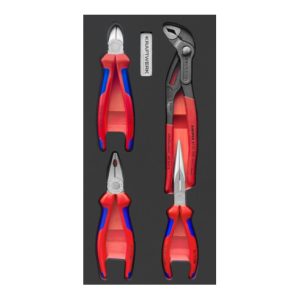 Kraftwerk KNIPEX EVA3 Zangen-Satz 4-tlg. 20×40 cm Einlage Kraftwerk KNIPEX EVA3 Zangen-Satz 4-tlg. 20×40 cm Einlage