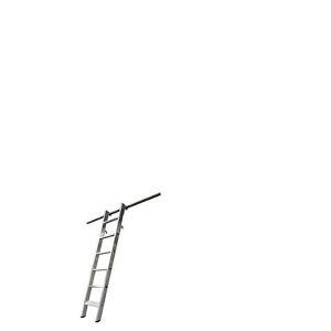 KRAUSE Regalleiter, Aluminium, mit 2 Paar Einhängehaken/Aufbewahrungshaken, 6 Stufen KRAUSE Regalleiter, Aluminium, mit 2 Paar Einhängehaken/Aufbewahrungshaken, 6 Stufen