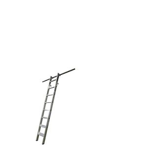 KRAUSE Regalleiter, Aluminium, mit 2 Paar Einhängehaken/Aufbewahrungshaken, 8 Stufen KRAUSE Regalleiter, Aluminium, mit 2 Paar Einhängehaken/Aufbewahrungshaken, 8 Stufen