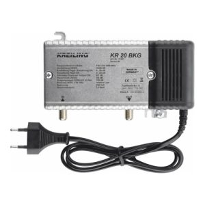 Kreiling Tech. BK-Verstärker 20dB 18dB Rückweg 0-65MHz KR 20 BKG Kreiling Tech. BK-Verstärker 20dB 18dB Rückweg 0-65MHz KR 20 BKG