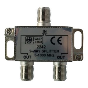 Kreiling Tech. F-Verteiler 2fach 5-1000MHz Class A VT2242 Kreiling Tech. F-Verteiler 2fach 5-1000MHz Class A VT2242
