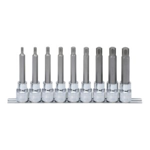 KS Tools 1/2″ CHROMEplus RIBE-Bit-Stecknuss-Satz, lang, 9-teilig M5-M14 KS Tools 1/2″ CHROMEplus RIBE-Bit-Stecknuss-Satz, lang, 9-teilig M5-M14
